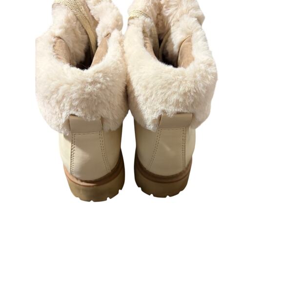 Sam Edelman Kilbourne Faux Fur Boat Size 8 - Picture 4 of 16